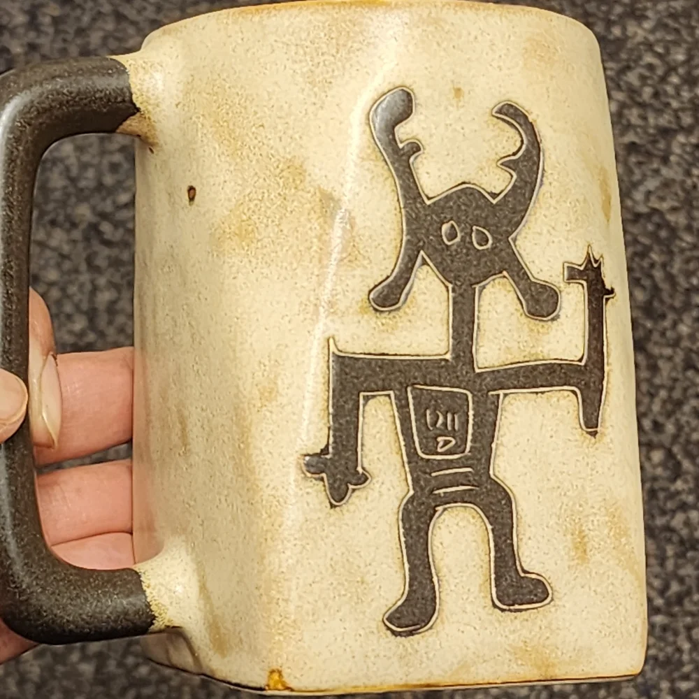 MARA Stoneware Mexico Coffee Mugs | 2 Mugs